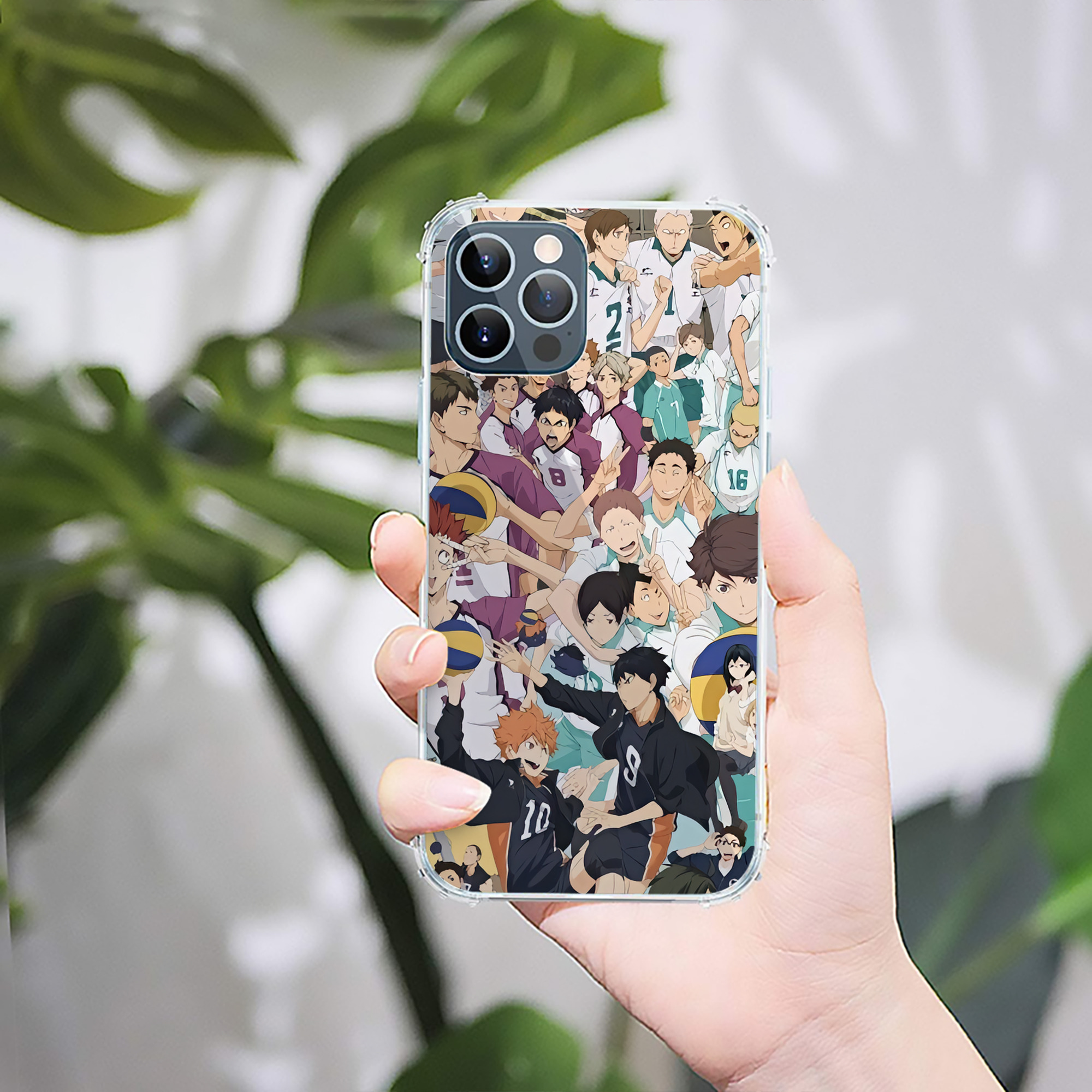 （画像用） ハイキュー!! Haikyu!! 【iPhone 12シリーズ対応】透明スマホケース（クリアソフトケース）